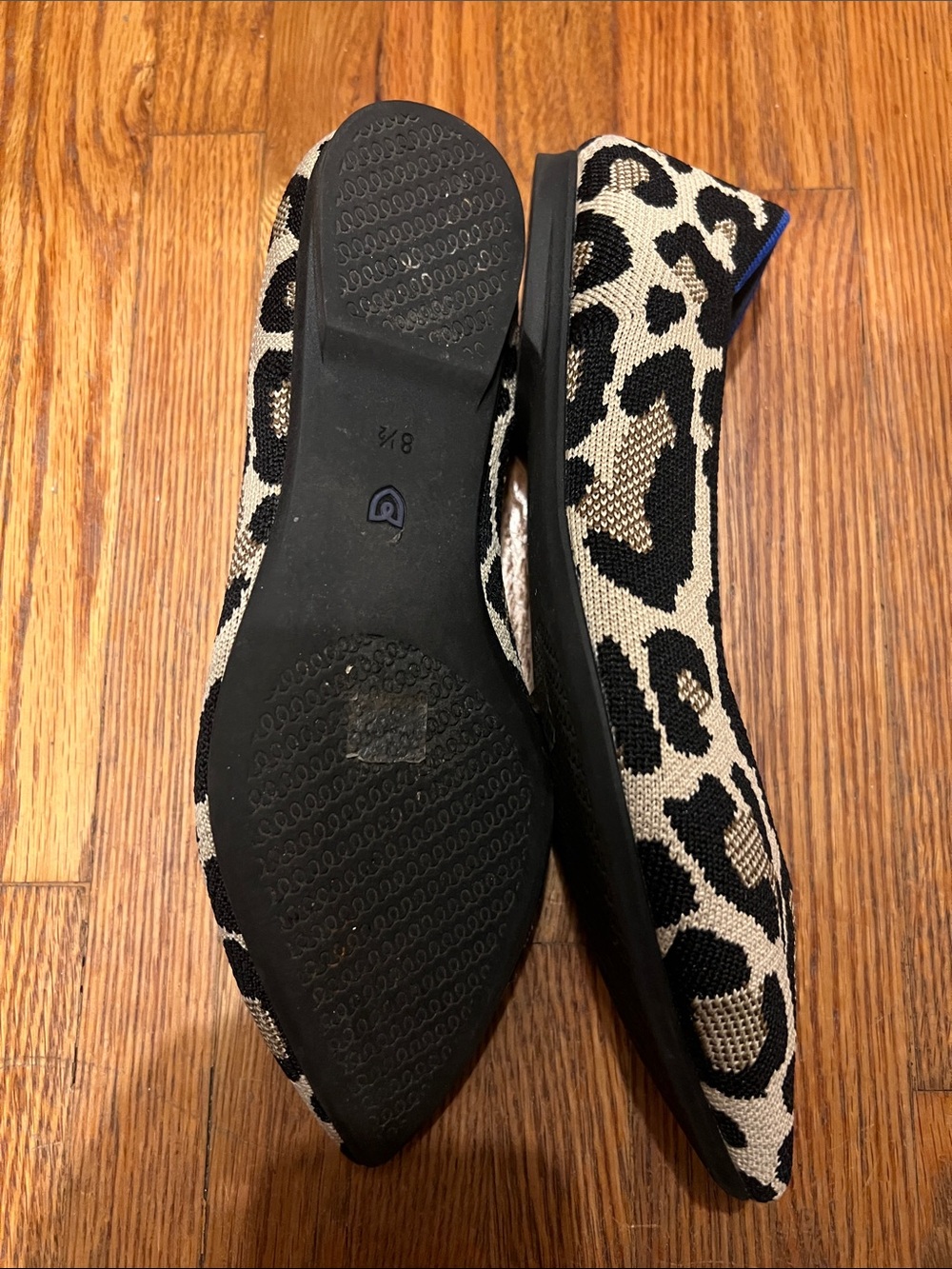 Rothy’s The Point II Leopard Flats - Picture 3 of 5